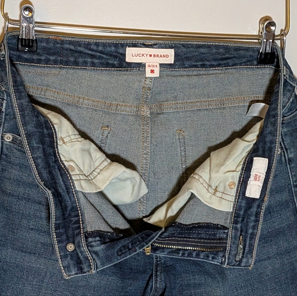 Lucky Brand Blue Bootcut Jeans Sweet Boot Fit Size 14 Regular 32" Inseam - Picture 5 of 14